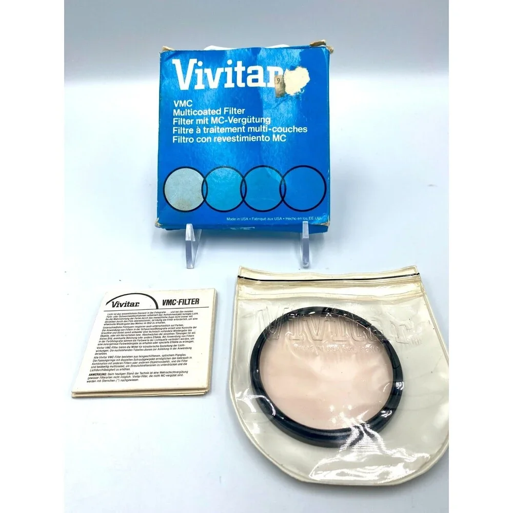 NEW Vivitar Skylight (1A) 62mm Lens Filter Made in Japan - NEW Old Stock.